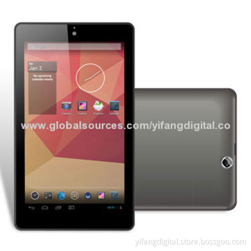 7-inch Tablet Computer with 4.2 OS, 1GB RAM RK3188T Quad Core Cortex-A9 1.4GHz and Dual Camera